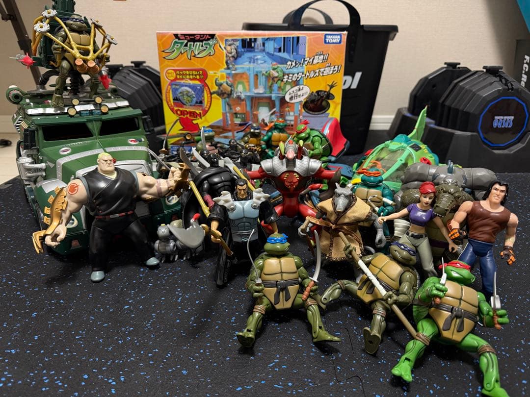 限界特価　ミュータント・タートルズ フィギュアセット　2003,2004
