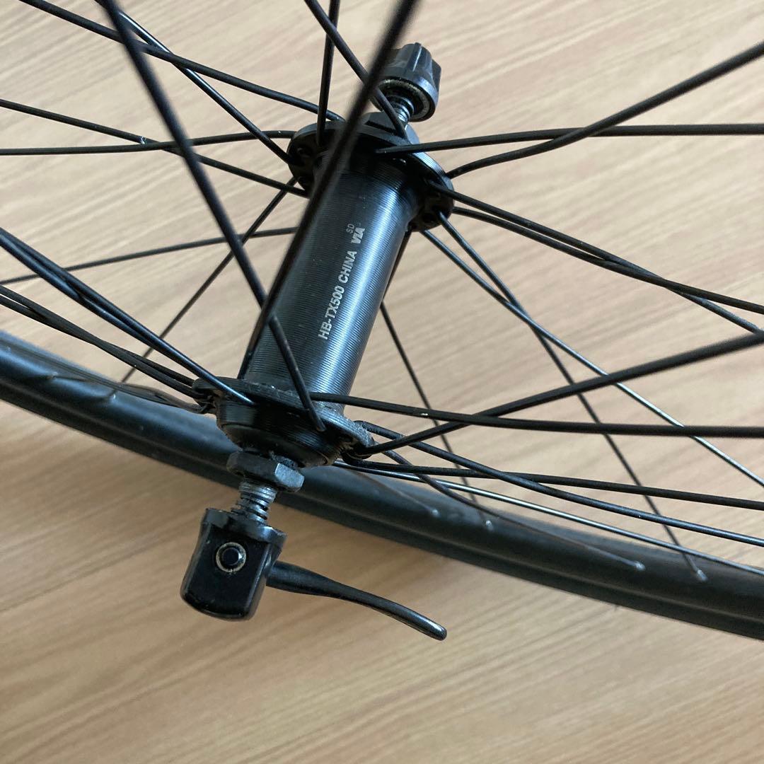 さささん　ホイール　AlexRims 700c リアエンド幅135mm