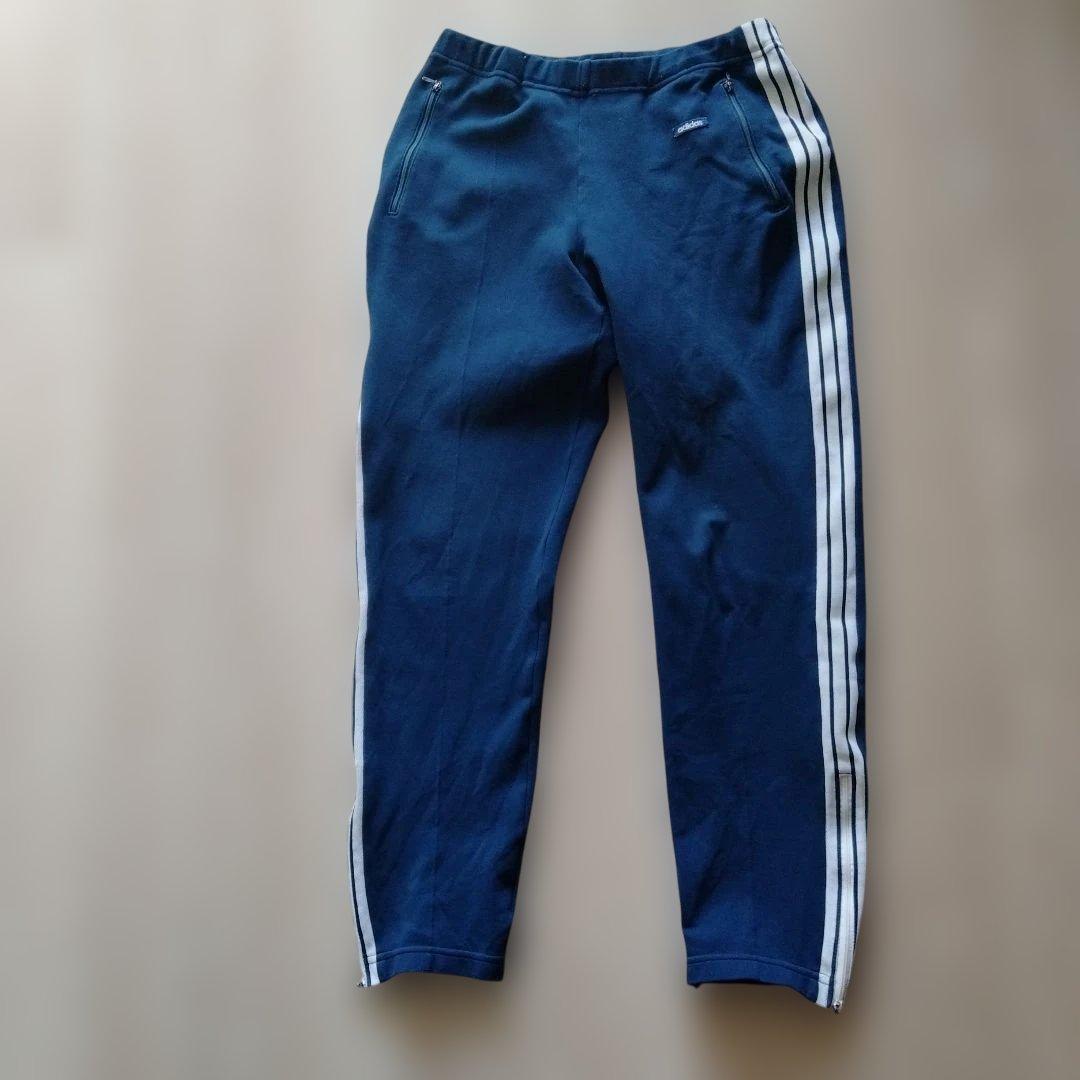 adidas ネイビー ジャージパンツ　ヴィンテージ