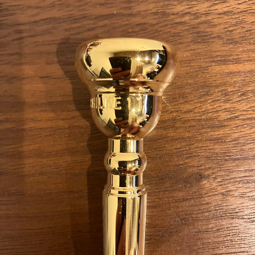 シルキー Schilke トランペットマウスピース 11 金メッキ