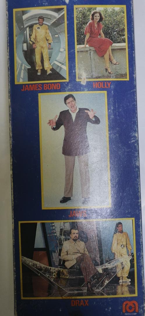 超貴重 メゴ製　007/ムーンレイカー　Ｒ・ムーア　フィギャー 　中古品