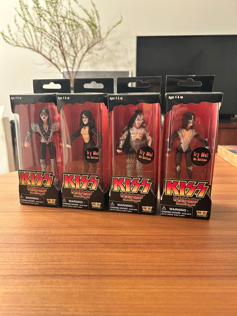 KISS アクションパペット4体セット