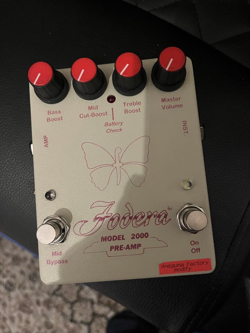Fodera Preamp model2000 MOD 初期　モデファイ品