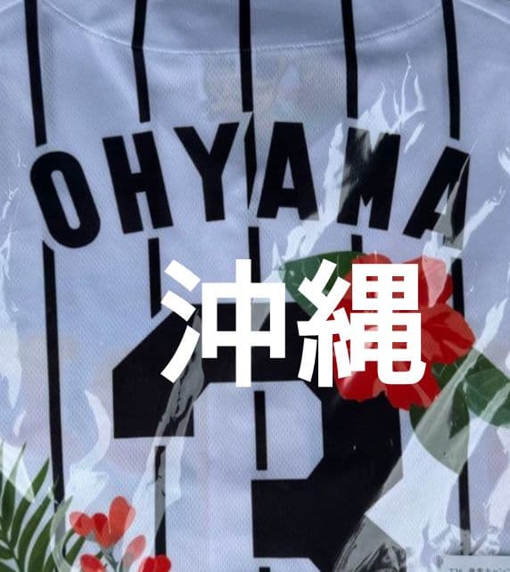阪神タイガース　大山選手　応援ユニフォーム