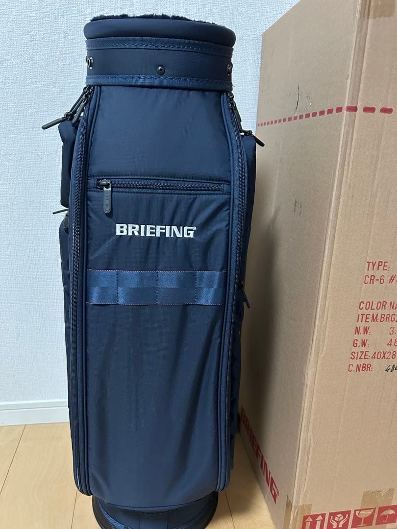 【新品•未使用】BRIEFING キャディバッグ CR-6 ネイビー