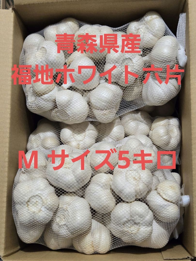 青森県産にんにく　ミネラル Mサイズ 5キロ