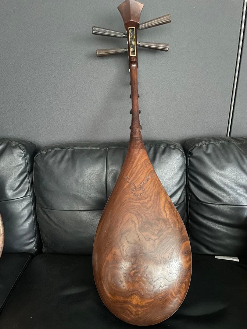 珍品　希少　美品　筑前　四弦五柱 琵琶　筑前琵琶　和楽器