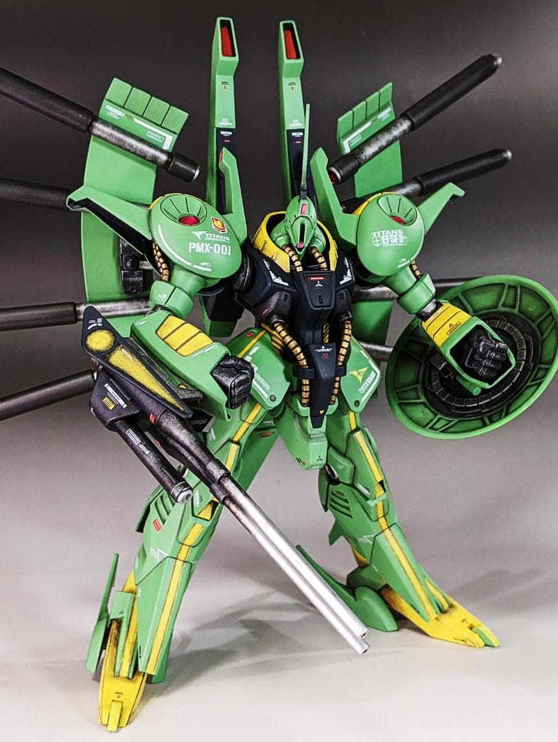 プラモデル　HG パラスアテネ（機動戦士Zガンダム）組立塗装済