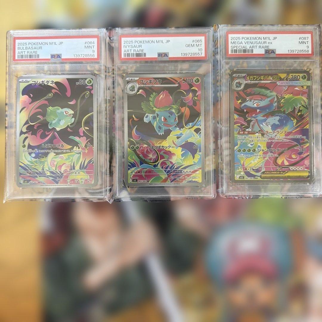 【連番】メガフシギバナex SAR進化ラインPSAセット