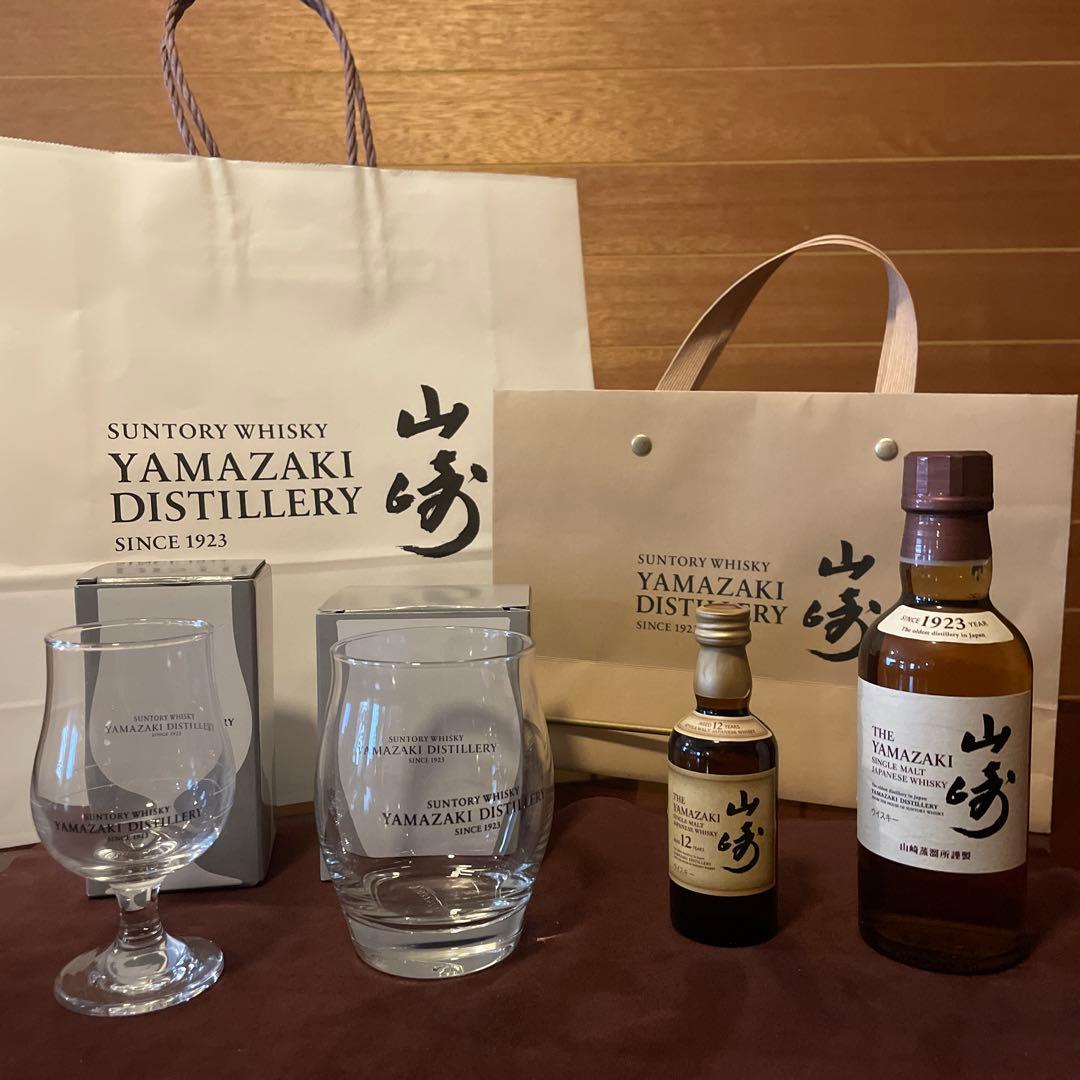 サントリー山崎蒸溜所ウイスキー、グラスセット