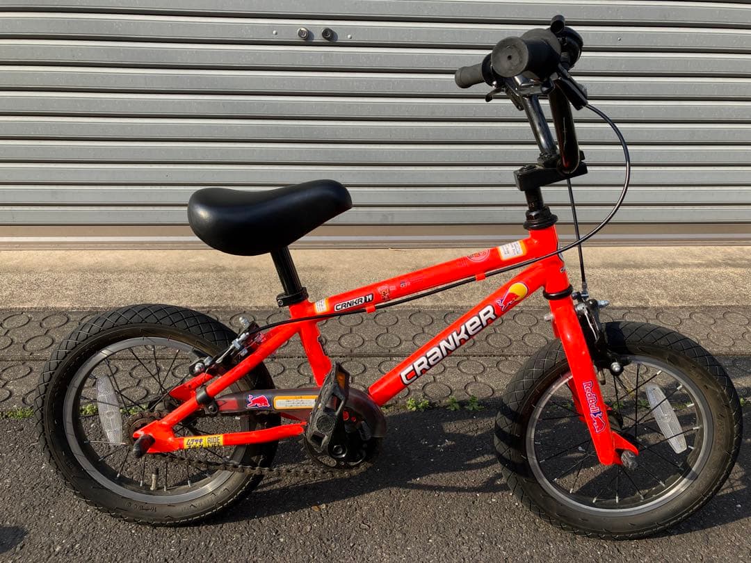 Badass company 　CRANKER 幼児用自転車 赤14インチ
