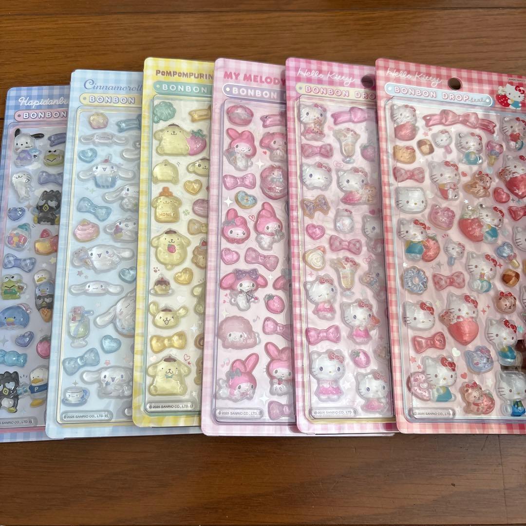 【正規品】ボンボンドロップシール　サンリオ　第二弾