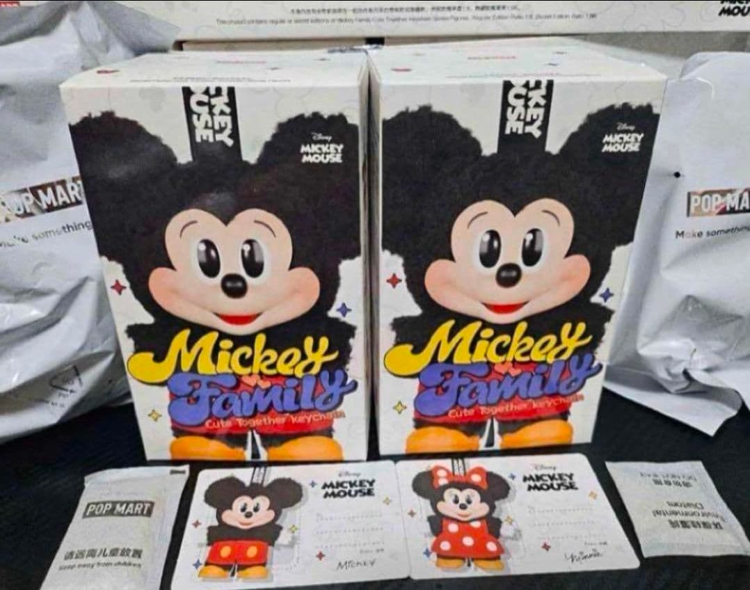 すぐ発送可能 POPMART ディズニーキーホルダーアソートミッキーとミニー
