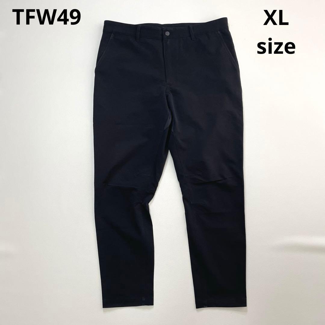 6450 TFW49　ストレッチパンツ　ロングパンツ　撥水性　ブラック