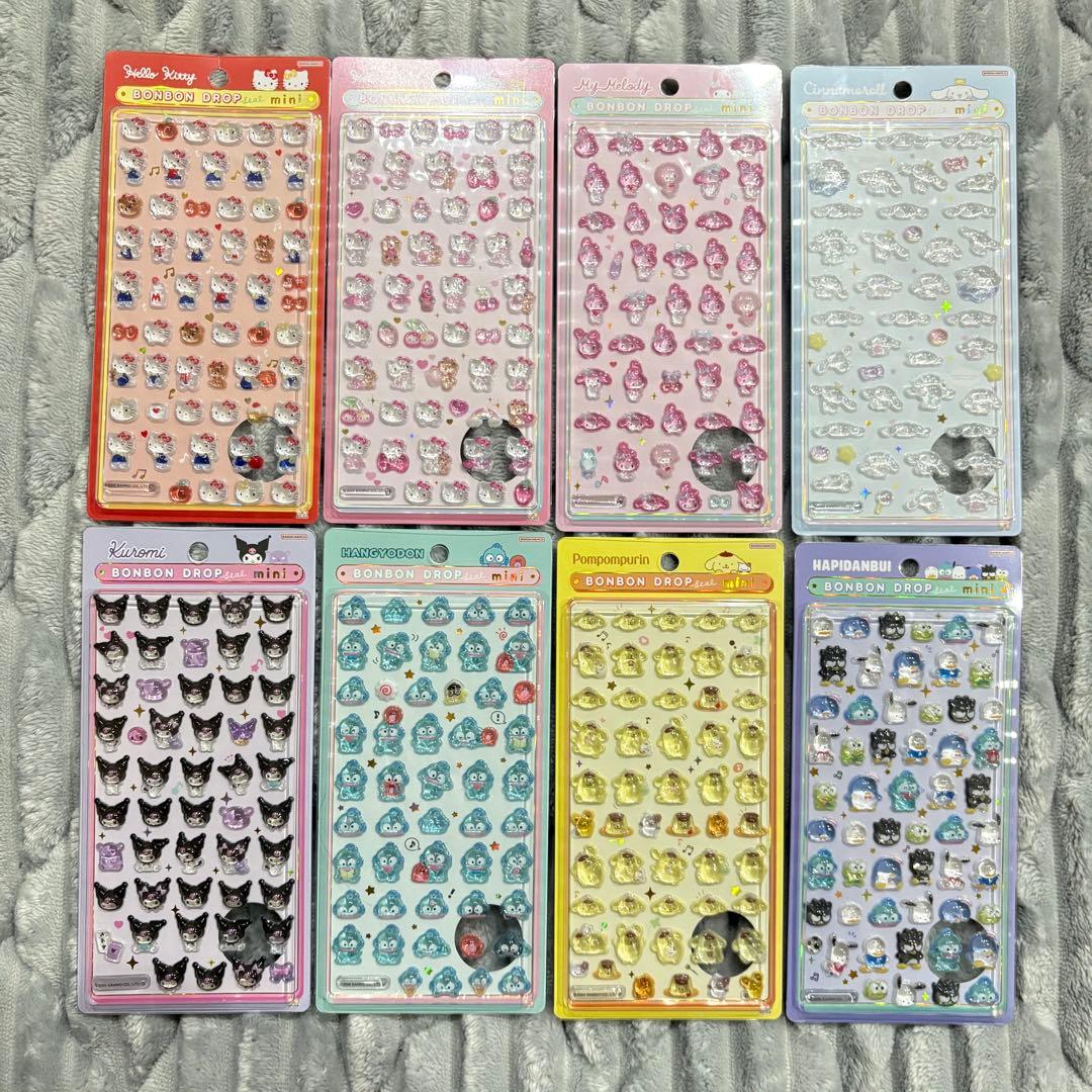 【国内正規品】サンリオ たまごっち ボンボンドロップシール 全18種 まとめ売り