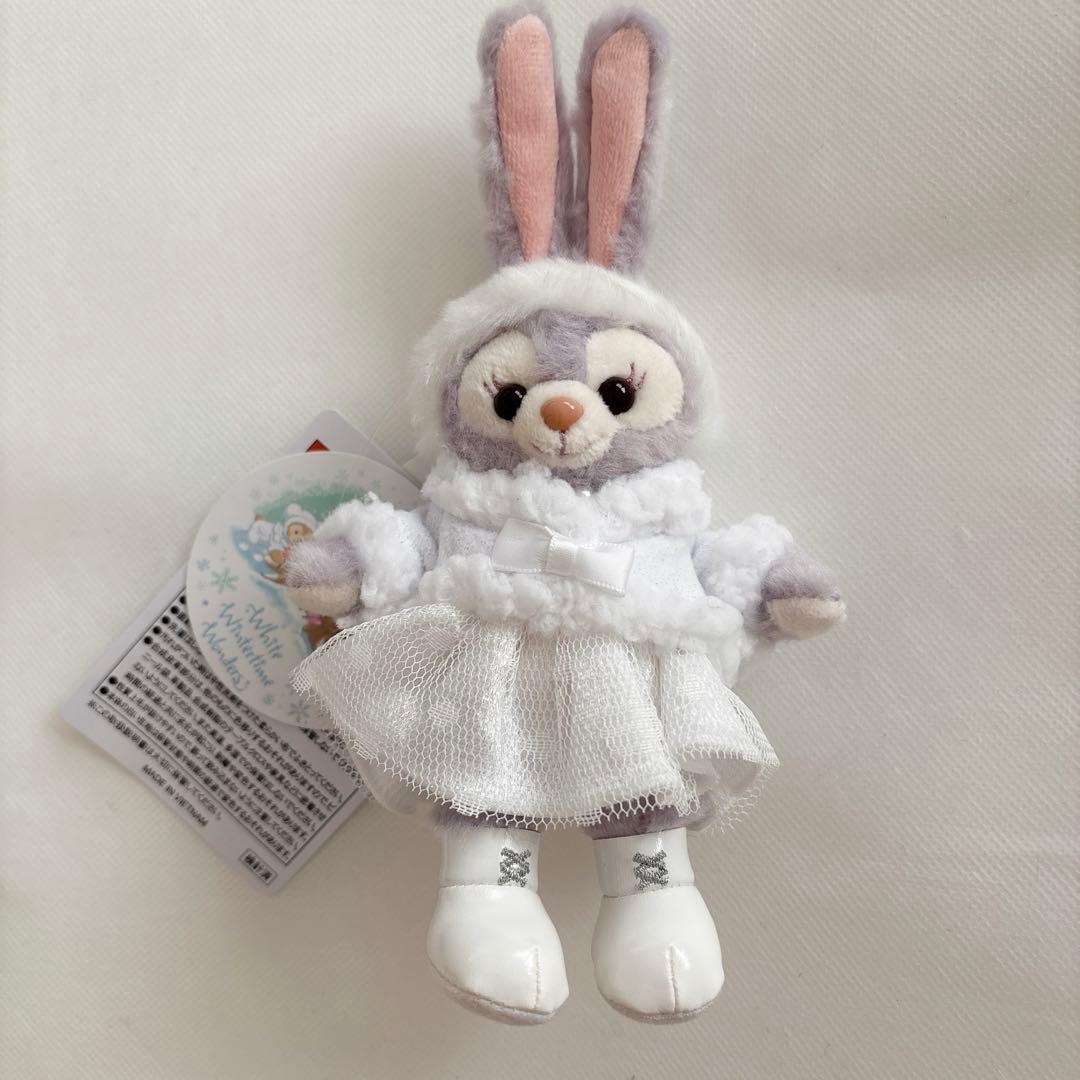 【新品】ホワイトウィンタータイムワンダーズ　ステラルー　ぬいぐるみバッジ