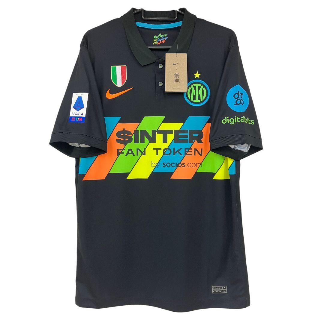 21-22 インテル　バレッラ　NIKEオフィシャル　フルパッチユニフォーム