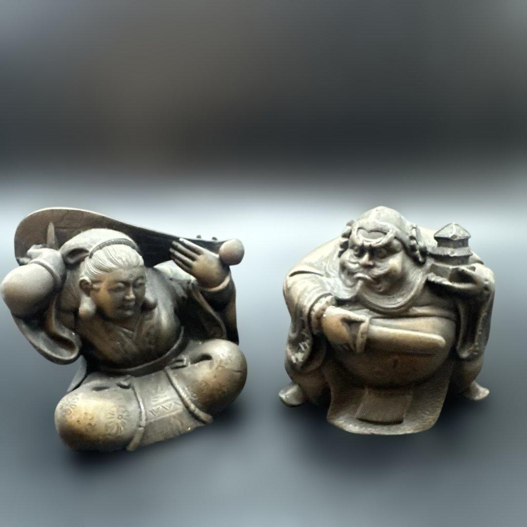 置物，銅，中国？ インテリア，ブロンズ，金工