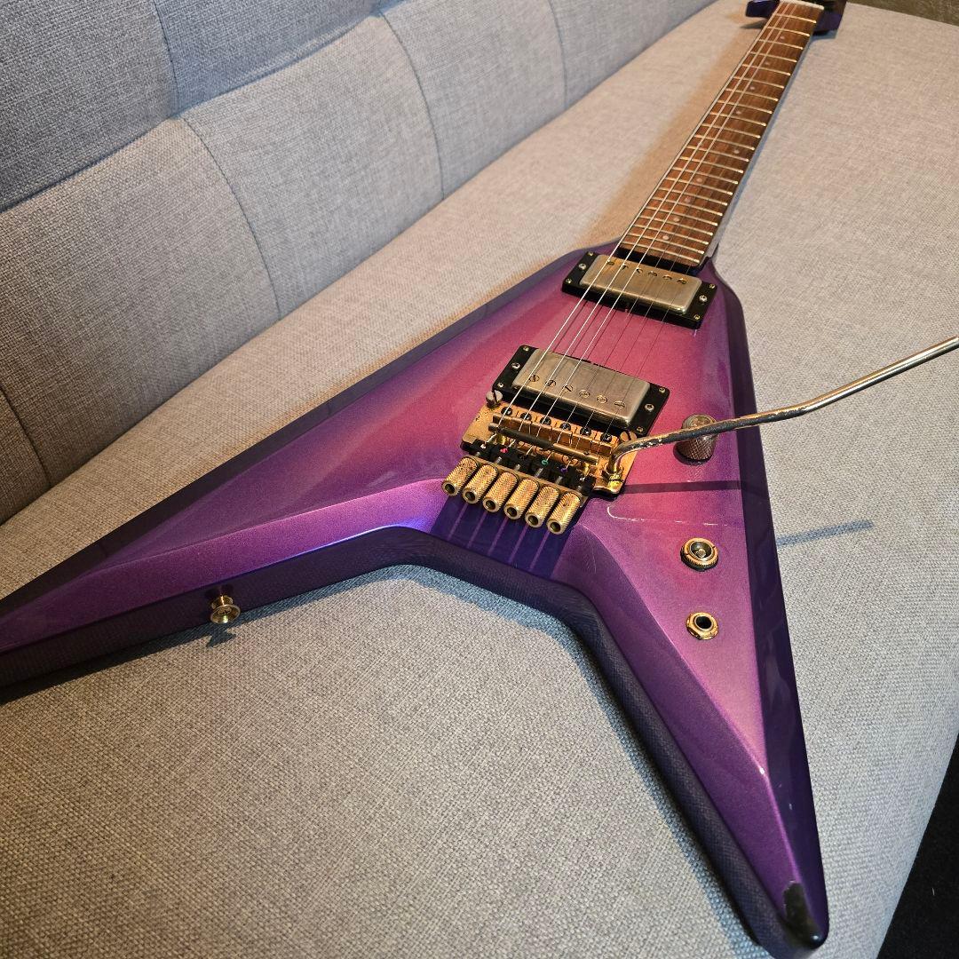 84年製 Greco TUSK GTV-60 パープル フライングV