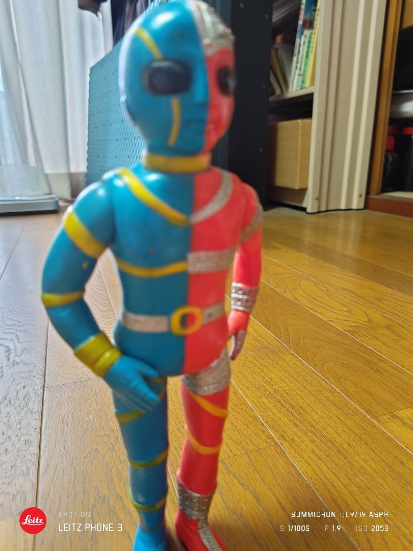 昭和当時物レトロ　ソフビ　人造人間キカイダー