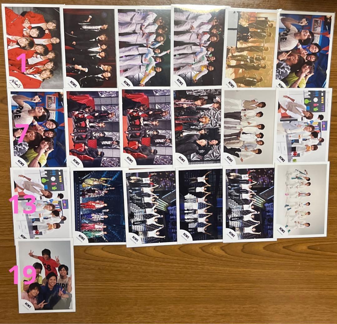 バラ売り可❗️ NEWS 公式写真 集合 まとめ売り