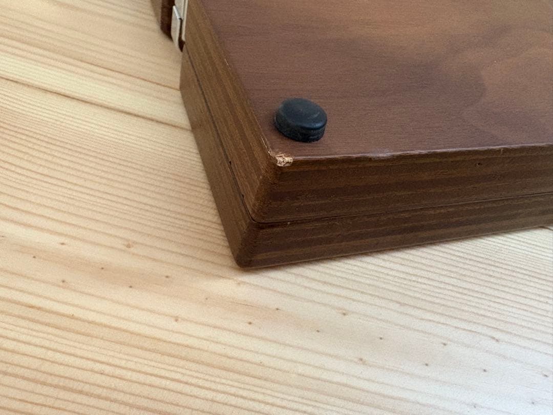 ピアノ足台(ウォルナット)アシストスツール & イージーペダル(箱、説明書)つき