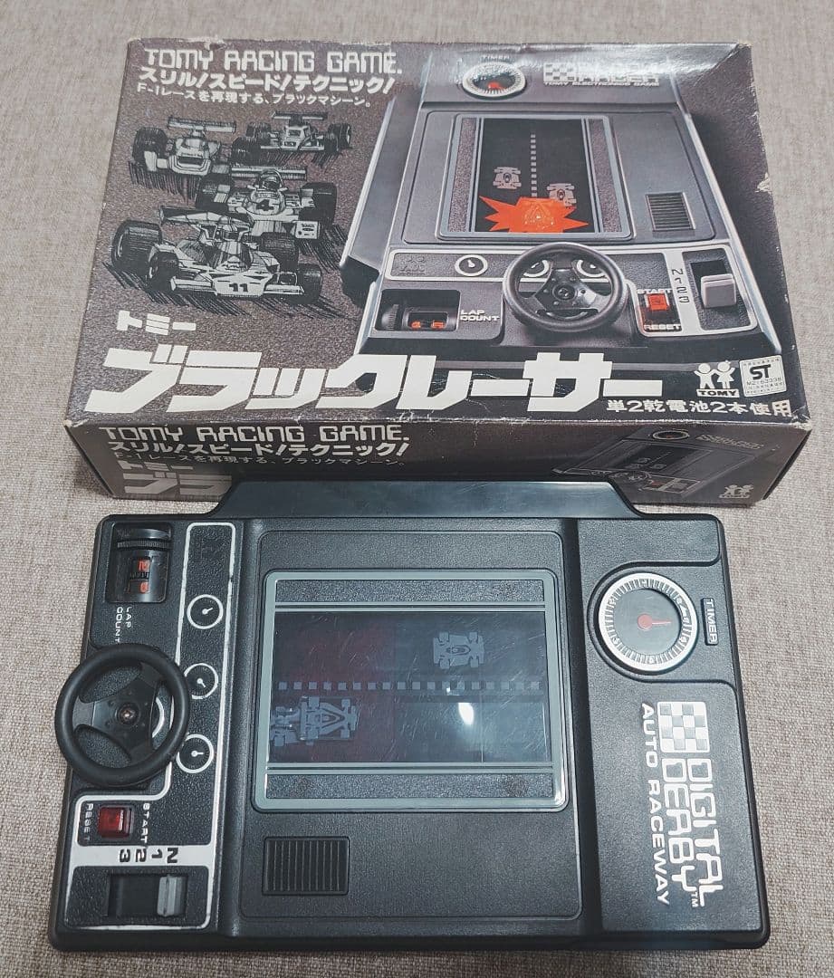 トミー ブラックレーサー 昭和 レトロゲーム ヴィンテージ