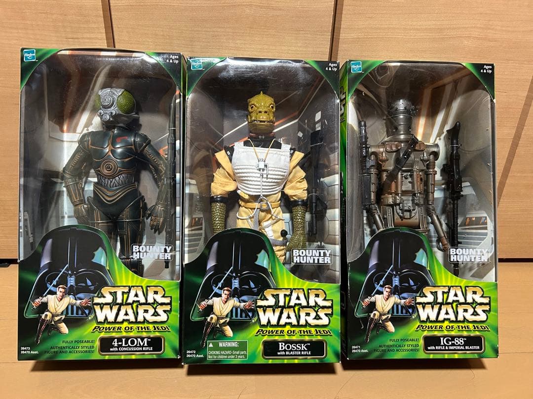 スターウォーズ　ハズブロ　バウンティハンター3体セット　12インチ　未使用