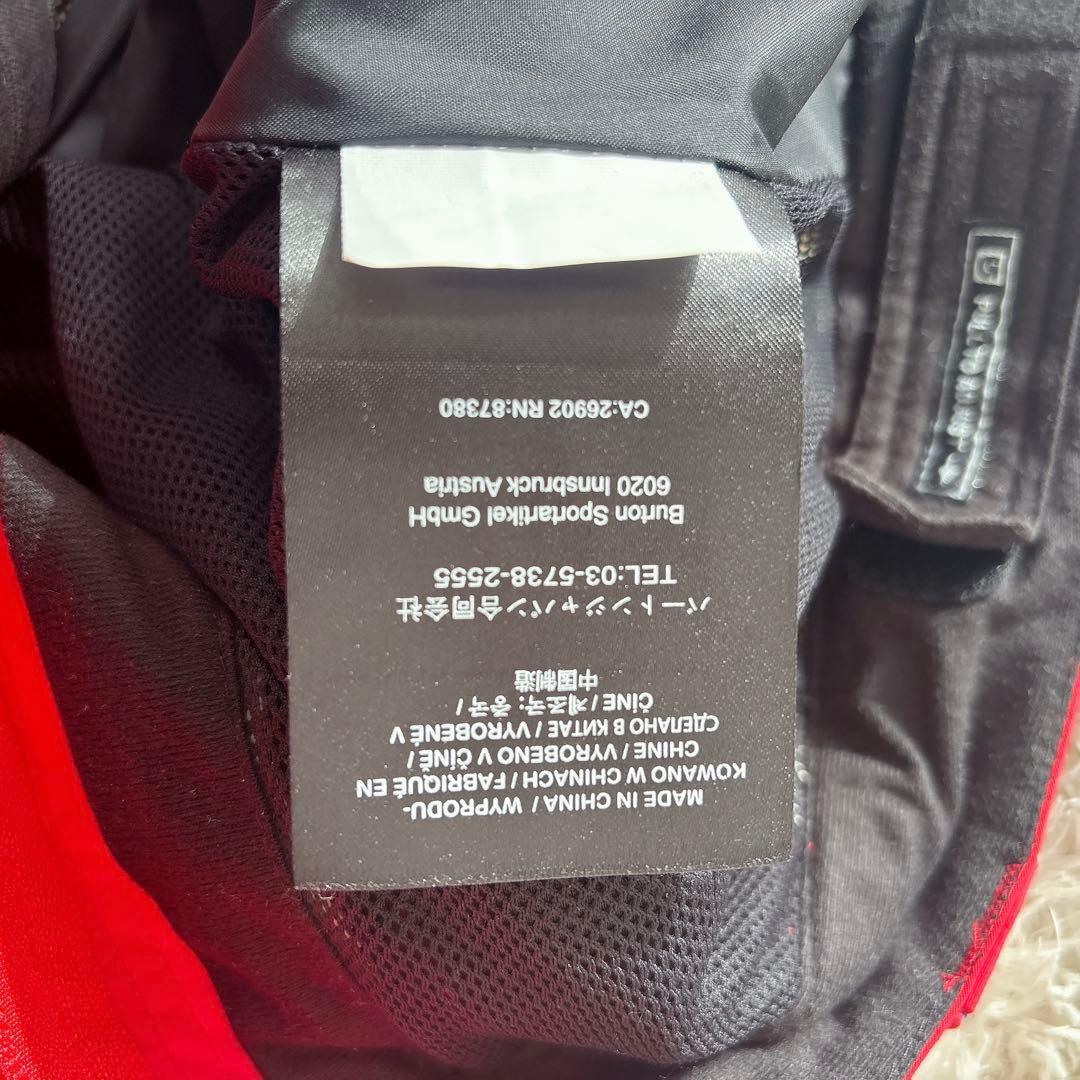 激目立】BURTON M AK CYCLIC PT ゴアテックス M レッド