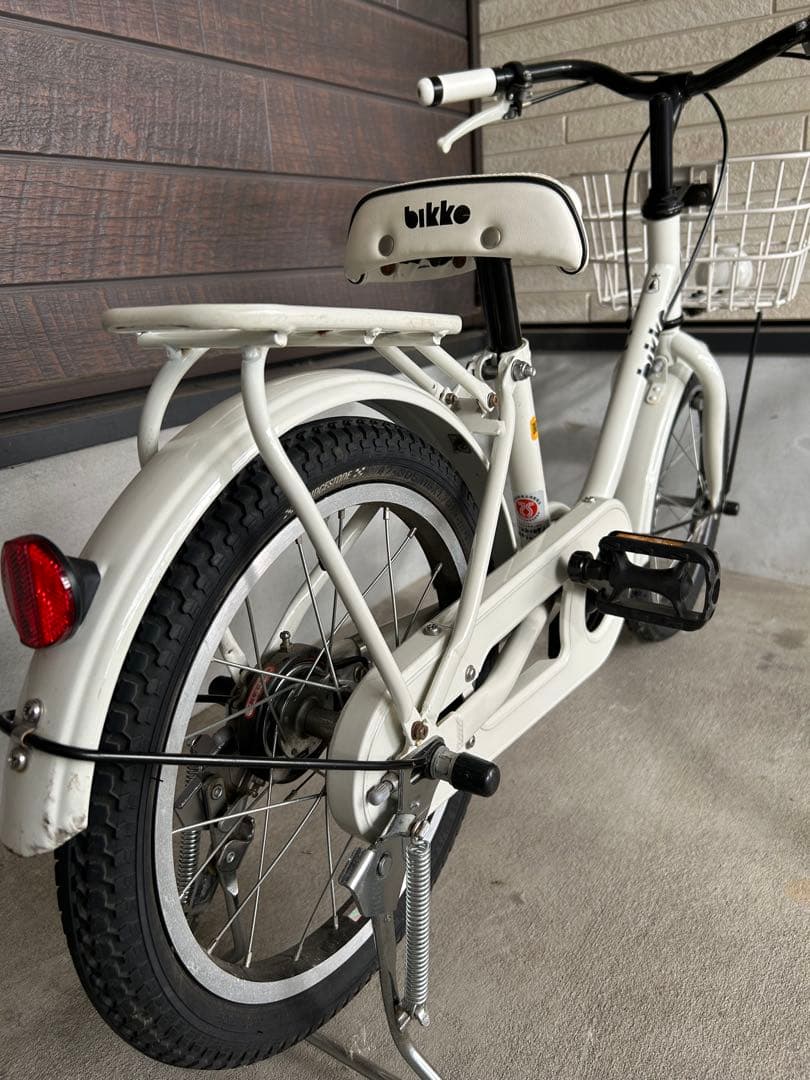 ブリヂストン　ビッケ　16インチ　子供用自転車 ホワイト 美品　手渡し限定