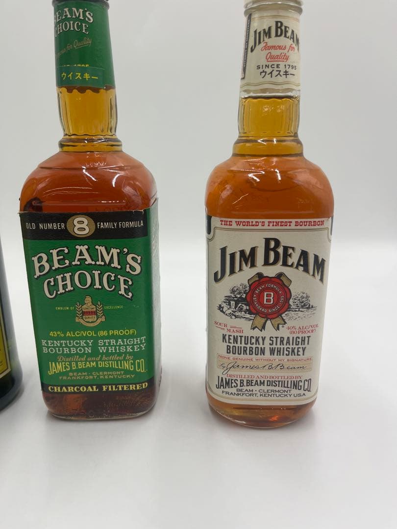 BEAM’S CHOICE 8年　J&B ジムビーム　ウイスキー　3本