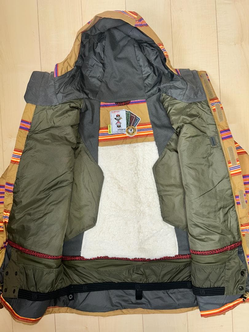 BURTON スノーボードジャケット ブラウンストライプ