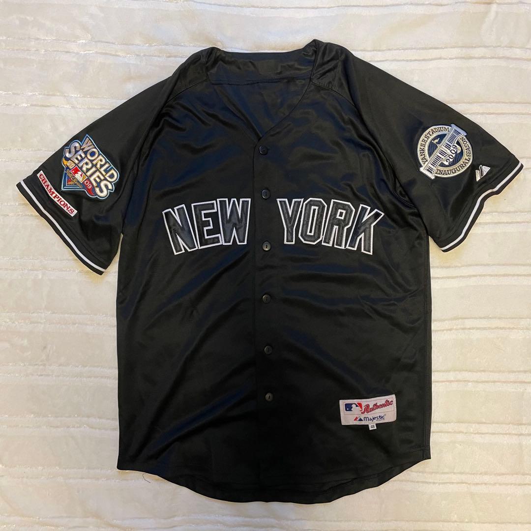 ニューヨーク ヤンキース 2009 MLB ブラック25番 Majestic