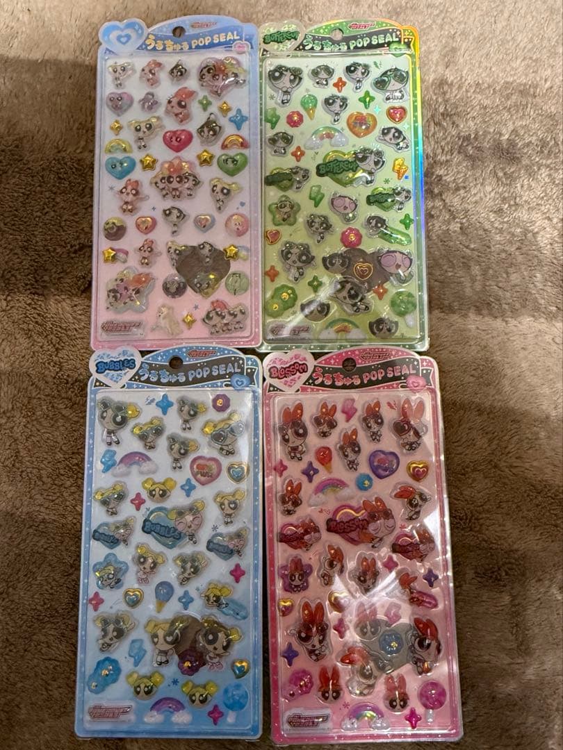 正規品 パワーパフガールズ うるちゅるポップシール