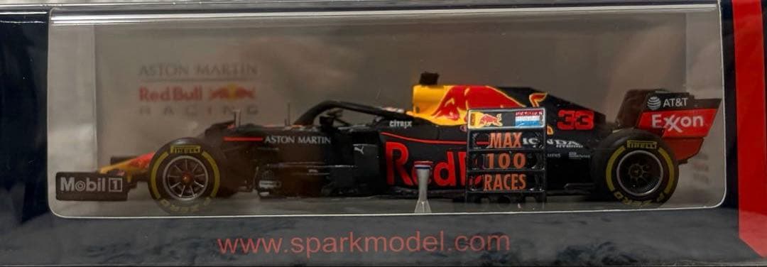 スパーク 1/43レッドブルRB15 フェルスタッペン2019USA3位100戦