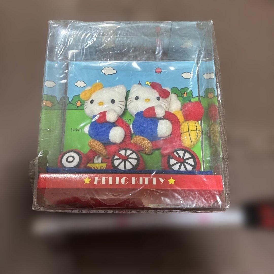 ‼️超希少品 ハローキティ ぬいぐるみ サイクリング 自転車 2001年 未使用