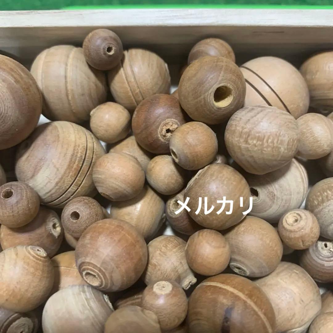 白檀　丸玉　穴あき