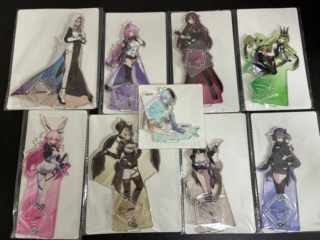 崩壊3rd GIGO限定アクリルスタンド全種