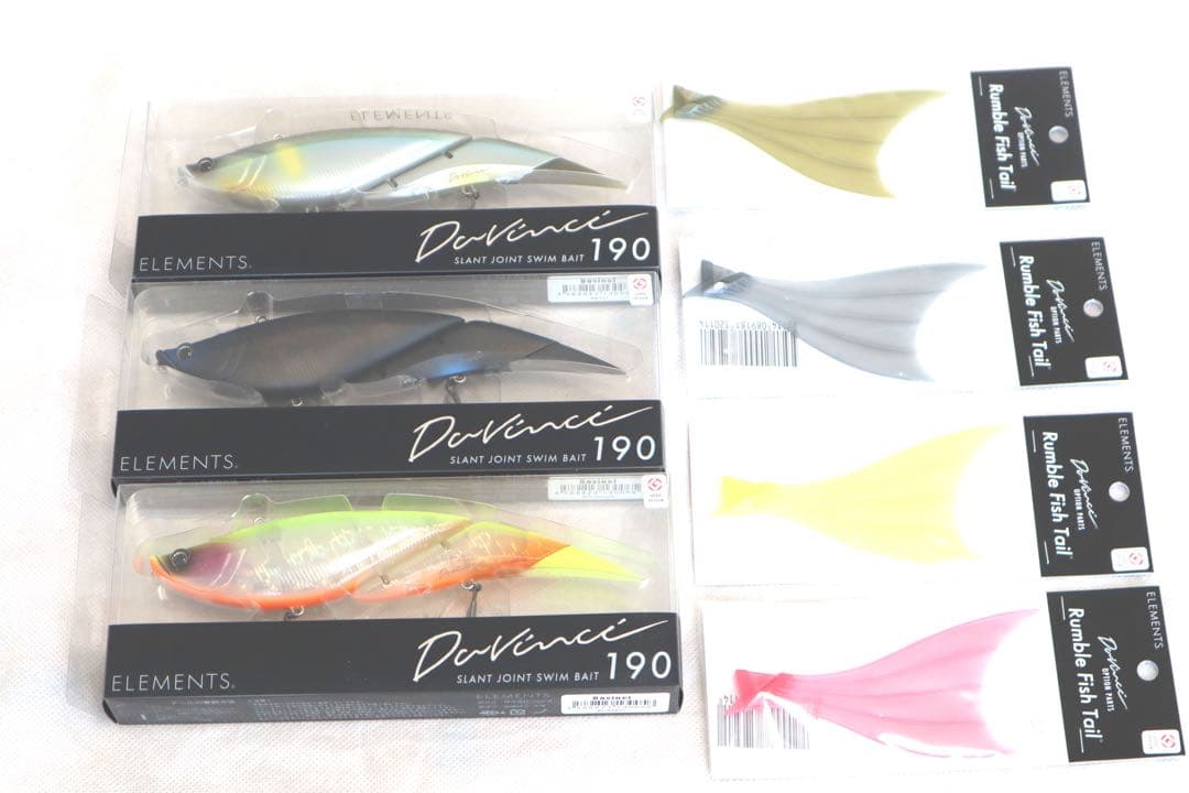 新品　エレメンツ ダヴィンチ190 ELEMENTS ランブルフィッシュテール