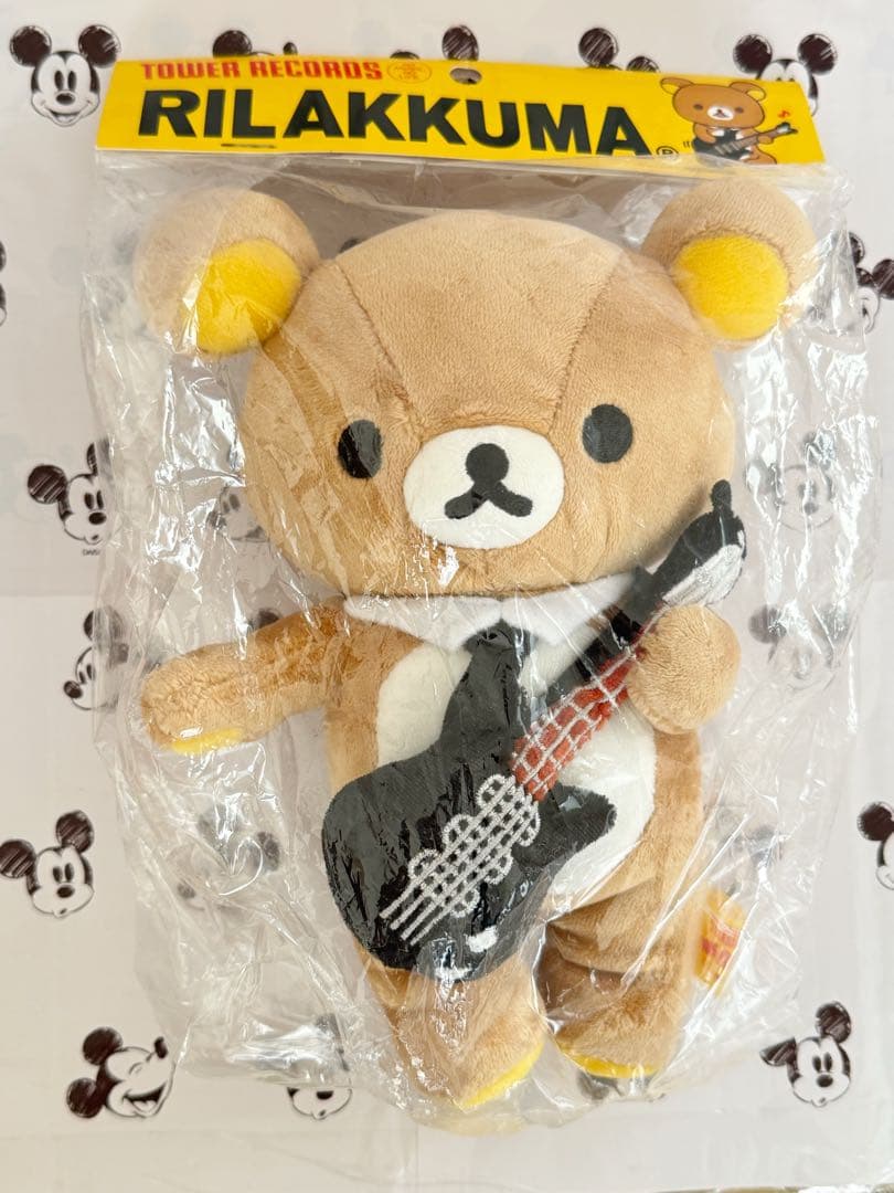 リラックマ　コリラックマ　タワーレコード　タワレコ　ギター　ぬいぐるみ