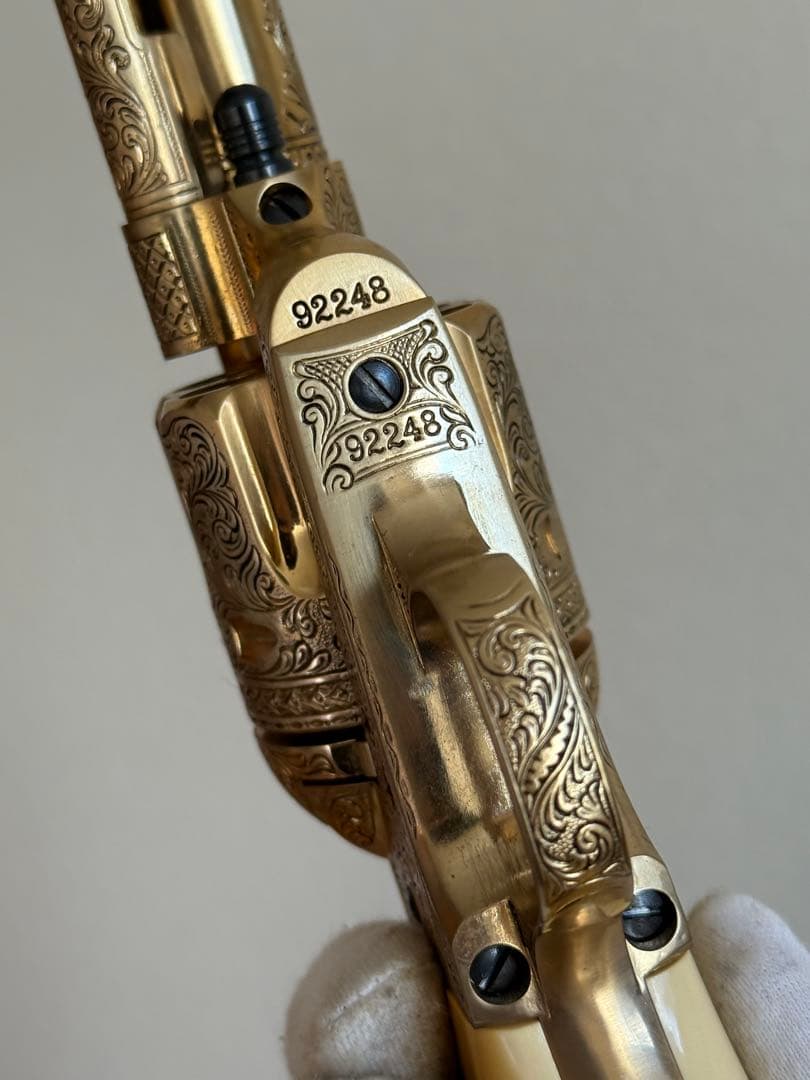 専用額縁付 マルシン コルト SAA ルーズベルト SMG 金属 モデルガン