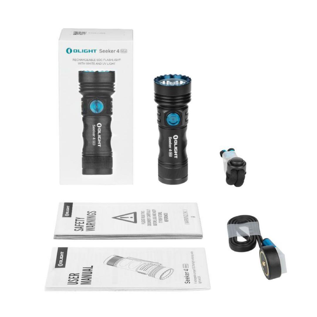 新品未使用 olight seeker4 mini 昼光色CWブラック