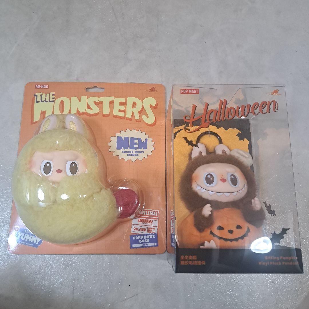 【大人気】ラブブ ハッピーハロウィンぬいぐるみ&エビフライイヤホンケース